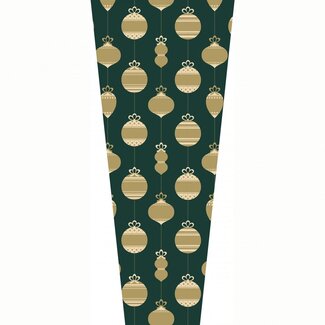 4A Housses “Bright” | Couleur : Vert | Décoration de Noël | Longueur 75 centimeter | Largeur 32 centimeter | Hauteur 17.5 centimeter | Par 50 pièces