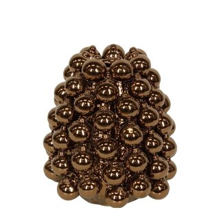 4A Ceramic Vase "Balls" | Colour: Gold | Christmas Decoration | Diameter 20 centimetres | Height 23 centimetres | Per vase