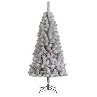 4A Kunstkerstboom "Ague" | Kleur: Naturel Wit | Kerst Decoratie | Diameter 81 centimeter | Hoogte 185 centimeter | Per kerstboom