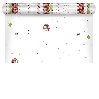 4A Papier op Rol “Santa” | Kleur: Rood | Kerst Decoratie | Breedte 60 centimeter | Lengte 120 meter | Per rol