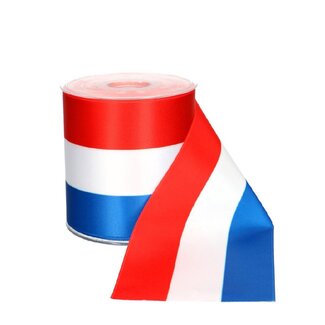 4A Graflint DC exclusif aux couleurs du drapeau néerlandais | Couleur : Tricolore | Largeur 100 millimeter | Longueur 25 meter | Par rouleau
