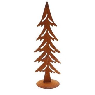 4A Wooden Christmas Tree “Fjorda” | Colour: Brown | Christmas Decoration | Diameter 12.5 centimetres | Height 41 centimetres | Per 6 Christmas trees