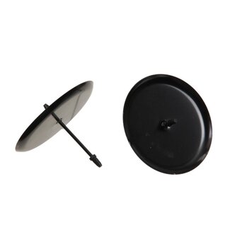 4A Candle holder | Colour: Black | Diameter 6 centimetres | Per 4 candle holders