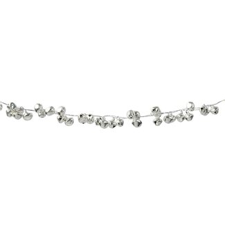 4A Garland "Bell" | Colour: Silver | Christmas Decoration | Length 1.2 metre | Per garland