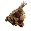 Bouquet de fleurs de riz préservées “Bordeaux White” | Couleur : Couleurs mélangées | Longueur ± 65 centimètres | Poids 175 grammes | Par bouquet