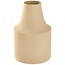 Vase en aluminium « Aneta » | Couleur : crème | Diamètre 14.5 centimètres | Hauteur 21 centimètres | Par vase
