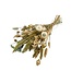 Bouquet séché “Cute Gold White” | Longueur ± 50 centimeter | avec du pavot et de l’eucalyptus naturels, dorés et blancs | Par bouquet