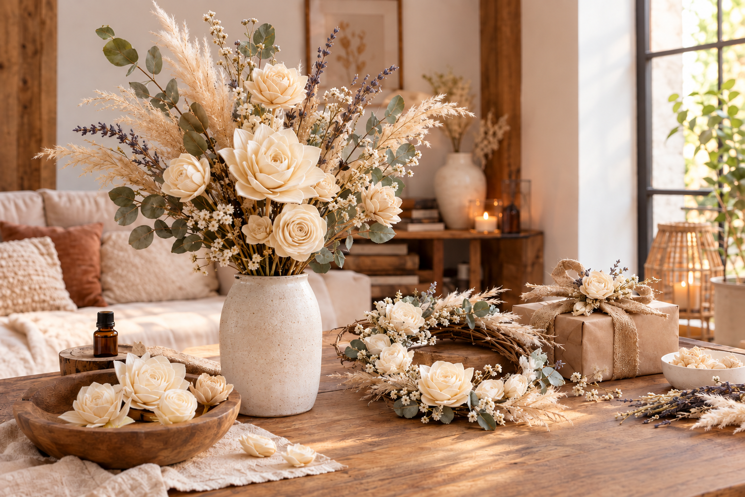 Dear Holly Shola Blumen kaufen | Handgefertigte Shola Wood Blumen für Deko & DIY entdecken