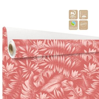 4A Clayrton Paper on a roll “Kala” | Colour: Light red | Width 80 centimetres | Length 40 metres | Per roll