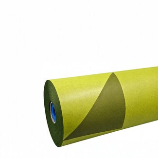 4A Papier double face en rouleau | Couleur : Vert clair | Largeur 50 centimètres | 70 grammes/m2 | Poids 10 kilos | Par rouleau