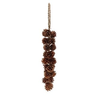 4A Natural Garland “Lodi” | Colour: Brown | Natural Christmas Decoration | Diameter 10 centimetres | Length 60 centimetres | Per 12 garlands