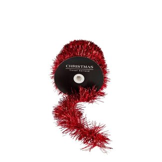 4A Guirlande de Noël | Couleur : rouge | Décoration de Noël | Longueur 10 mètres | Par guirlande