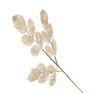 4A Fleur artificielle “Fiora” | Couleur : champagne | Longueur 70 centimètres | Par 12 branches