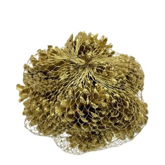 4A Pommes de pin autrichiennes | Couleur : doré | Par 10 pommes de pin