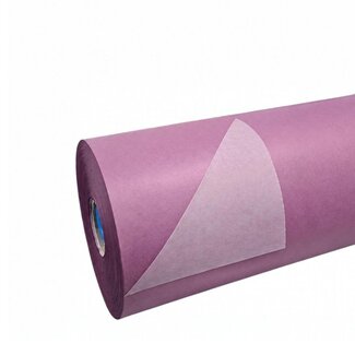 4A Beidseitiges Papier auf Rolle | Farbe: Fliederlila Weiß | Breite 60 Zentimeter | 70 Gramm/m2 | Gewicht 12 Kilo | Pro Rolle