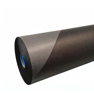 4A Papier double face en rouleau | Couleur : Noir gris | Largeur 60 centimètres | 70 grammes/m2 | Poids 12 kilos | Par rouleau