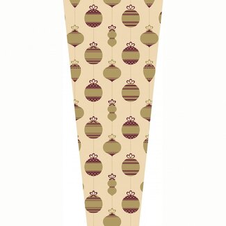 4A Hoezen “Bright” | Kleur: Crème | Kerst Decoratie | Lengte 75 centimeter | Breedte 32 centimeter | Hoogte 17.5 centimeter | Per 50 stuks