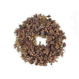 HBXD Krans “Richmond” | Kleur: Bruin | Kerstdecoratie | Diameter 35 centimeter | Per krans