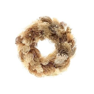 HBXD Krans “Dille Coffee” | Kleur: Bruin | Kerstdecoratie | Hoogte 10 centimeter | Diameter 50 centimeter | Per krans