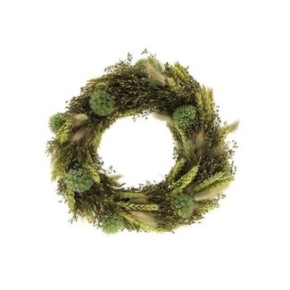 HBXD Wreath “Garden Green” | Colour: Green | Christmas decoration | Height 8 centimetres | Diameter 35 centimetres | Per wreath