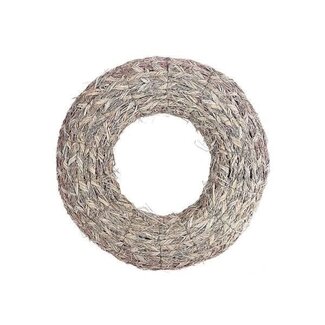 HBXD Couronne « Bounded » | Couleur : Blanc | Décoration de Noël | Hauteur 13 centimètres | Diamètre 50 centimètres | Par 2 couronnes