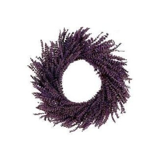 HBXD Couronne « Lavendula » | Couleur : bleu | Décoration de Noël | Diamètre 40 centimètres | Par couronne