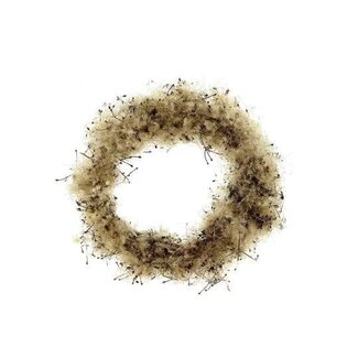 HBXD Wreath “Clematis” | Colour: Brown | Christmas decoration | Diameter 30 centimetres | Per wreath
