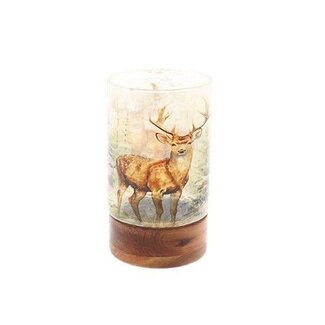 HBXD Tealight holder “Renee” | Colour: Mixed Colours | Christmas decoration | Height 23 centimetres | Diameter 13 centimetres | Per tealight holder