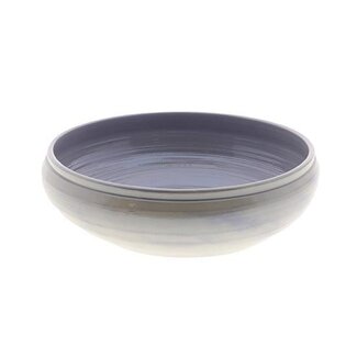 HBXD Schaal “Alvar” | Kleur: Lila Paars | Woondecoratie | Hoogte 13 centimeter | Diameter 45 centimeter | Per 2 schalen