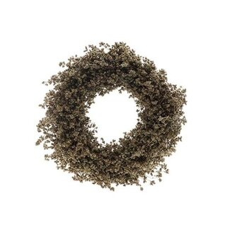 HBXD Kranz “Origanum” | Farbe: Braun | Weihnachtsdekoration | Höhe 9 Zentimeter | Durchmesser 40 Zentimeter | Pro Kranz