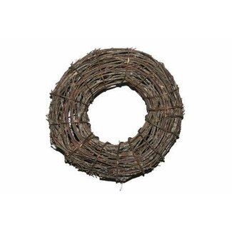 HBXD Couronne « Marilia » | Couleur : marron | Décoration de Noël | Diamètre 50 centimètres | Par couronne