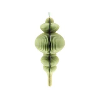 HBXD Christmas hanging decoration “Jolly Foldy” | Colour: Green | Christmas decoration | Length 70 centimetres | Height 70 centimetres | Diameter 30 centimetres | Per hanging decoration