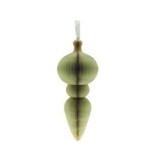 HBXD Christmas hanging ornament “Holly Foldy” | Colour: Green | Christmas decoration | Length 51 centimetres | Height 50 centimetres | Diameter 21 centimetres | Per ornament
