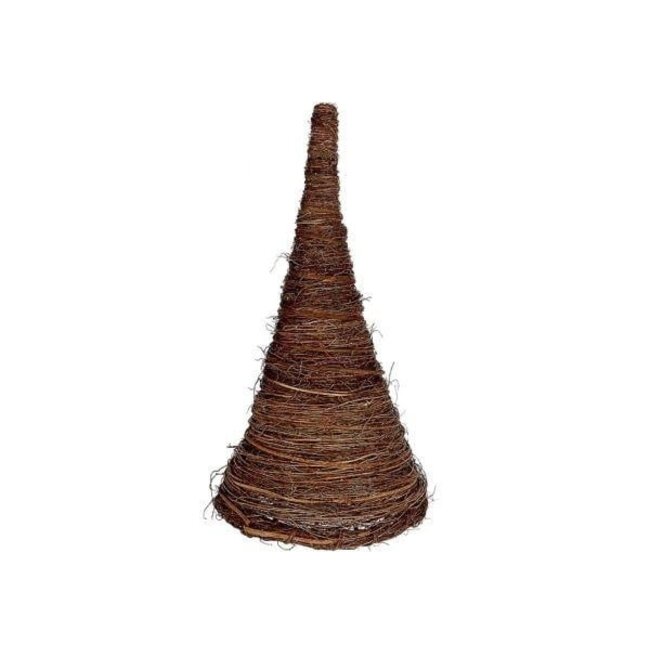 Cône décoratif “Tagum” | Couleur : Marron | Décoration de Noël | Hauteur 160 centimètres | Diamètre 70 centimètres | Par cône