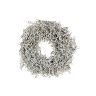 HBXD Krans “Asparagus Wax” | Kleur: Naturel Wit | Kerstdecoratie | Diameter 30 centimeter | Per krans