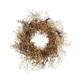 HBXD Krans “Rough Mountain” | Kleur: Bruin | Kerstdecoratie | Diameter 60 centimeter | Per 2 kransen