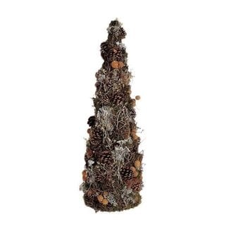 HBXD Decorative cone “Parana” | Colour: Brown | Christmas decoration | Height 90 centimetres | Per cone