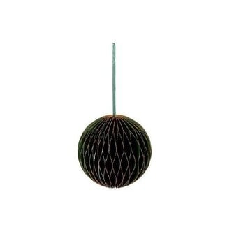 HBXD Suspension boule de Noël « Foldy » | Couleur : Vert | Décoration de Noël | Hauteur 10 centimètres | Diamètre 10 centimètres | Par 20 suspensions