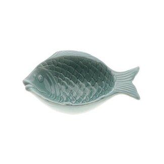 HBXD Coupe « Fish Glee » | Couleur : Bleu | Décoration d’intérieur | Longueur 16,5 centimètres | Largeur 9,5 centimètres | Hauteur 5 centimètres | Par 2 coupes
