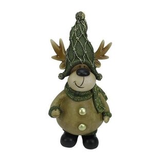 HBXD Moose “Valley” | Colour: Green | Christmas decoration | Length 12.8 centimetres | Width 10.2 centimetres | Height 26.8 centimetres | Per moose