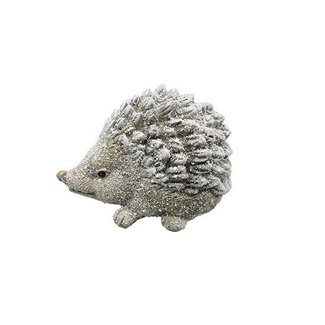HBXD Hedgehog set of 2 “Blois” | Colour: Natural White | Christmas decoration | Length 13 centimetres | Width 9 centimetres | Height 9.5 centimetres | Per 2 sets