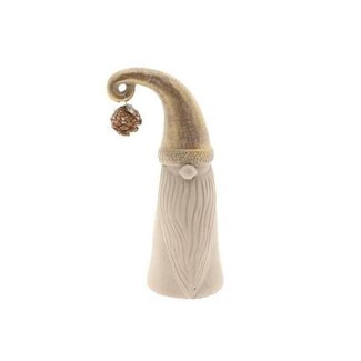 HBXD Wichtel „Kessy Cone“ | Farbe: Braun | Weihnachtsdekoration | Länge 14,5 Zentimeter | Breite 9,5 Zentimeter | Höhe 28 Zentimeter | Pro Wichtel