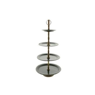 HBXD 4-tier stand "Morana” | Colour: Dark green | Height 61 centimetres | Diameter 29.5 centimetres | Per stand