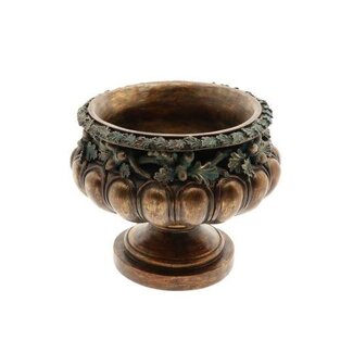 HBXD Decorative Flower Pot “Juno” | Colour: Copper | Home Decor | Height 23.5 centimetres | Diameter 29.5 centimetres | Per pot