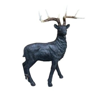 HBXD Reindeer “Cervus” | Colour: Black | Christmas decoration | Length 80 centimetres | Width 38 centimetres | Height 97 centimetres | Per reindeer