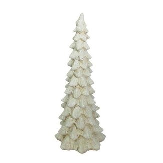 HBXD Decorative Christmas Tree “Arden” | Colour: Natural White | Christmas decoration | Length 26 centimetres | Width 25 centimetres | Height 59 centimetres | Per Christmas tree