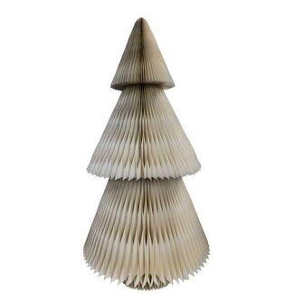 HBXD Christmas Tree Decoration “Point Foldy” | Colour: Natural White | Christmas decoration | Height 150 centimetres | Diameter 75 centimetres | Per Christmas tree