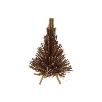 HBXD Christmas Tree Decoration “Seraphin” | Colour: Brown | Christmas decoration | Height 60 centimetres | Diameter 33 centimetres | Set of 2 Christmas trees