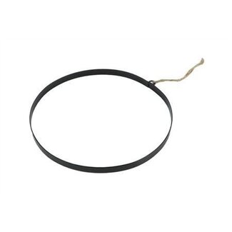 HBXD Blumenring-Aufhänger | Farbe: Schwarz | Höhe 35 Zentimeter | Durchmesser 35 Zentimeter | Je 10 Aufhänger
