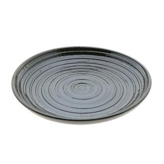 HBXD Teller „Perola“ | Farbe: Dunkelgrün | Wohndekoration | Höhe 6 Zentimeter | Durchmesser 50 Zentimeter | Pro Teller